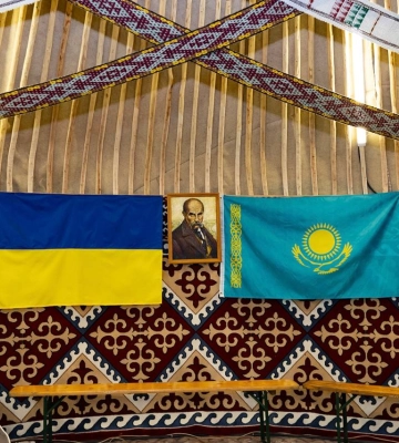 Как выглядит &quot;Юрта несокрушимости&quot; в Днепре: фото главы Днепроблсовета Лукашука