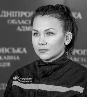 Умерла пресс-офицер днепровских спасателей Евгения Дудка