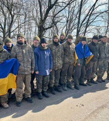 З російського полону додому повернулося 130 українців