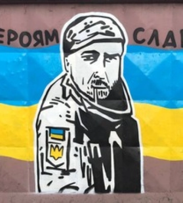 &quot;Героям Слава&quot;: в Одесі з&#039;явився мурал на честь розстріляного окупантами полоненого