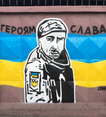 В Одесі з&#039;явився мурал на честь розстріляного полоненого захисника 