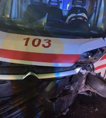 Пятеро пострадавших: в Кривом Роге в ДТП попала &quot;скорая&quot;