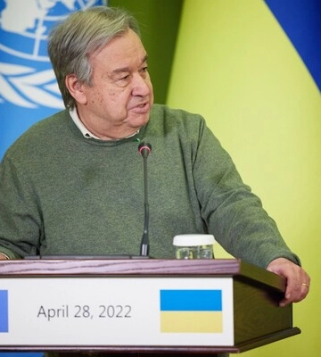 До Києва прибув генсек ООН Гутерріш