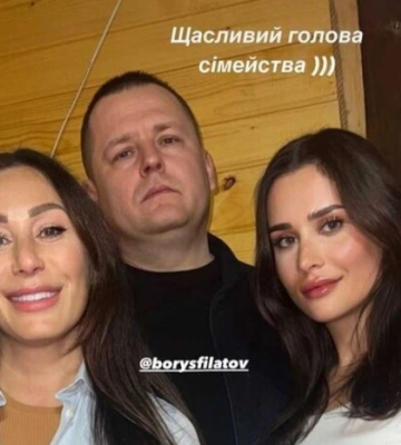 Дочка мера Дніпра Філатова показала, в якій компанії він відсвяткував день народження