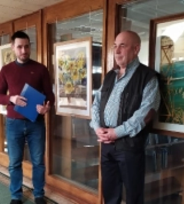 У Рівному відкрили персональну виставку акварелі Віктора Гвоздинського