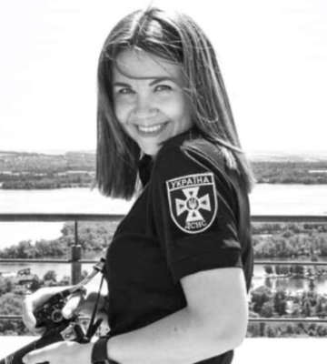 У Дніпрі попрощаються з рятувальницею Євгенією Дудкою