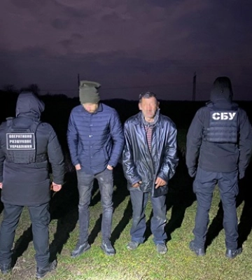 На Закарпатті прикордонники затримали групи ухилянтів – «водолазів» та «човнярів»