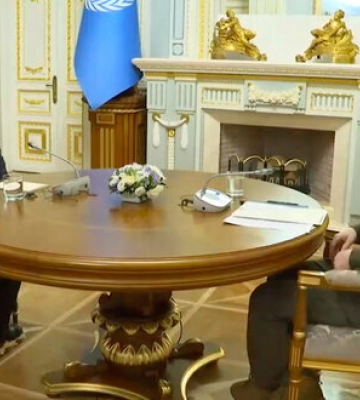 Зеленський зустрівся із генсеком ООН Гутеррішем. ВIДЕО