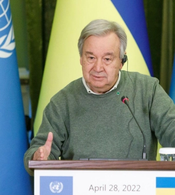 Наша кінцева мета - справедливий мир в Україні згідно зі Статутом ООН, - Гутерреш