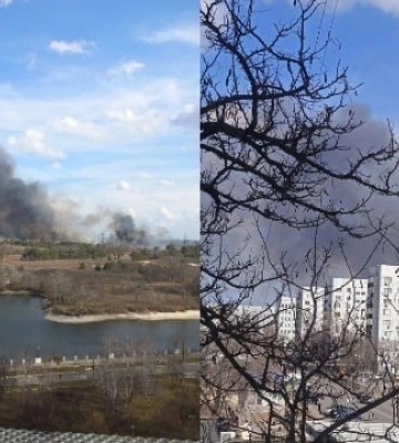 В оккупированном Энергодаре вспыхнул пожар — что известно
