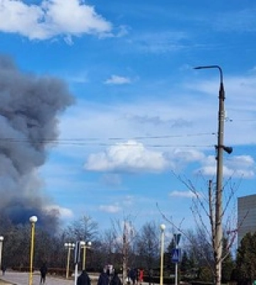 В Энергодаре масштабная &quot;бавовна&quot; из-за атаки беспилотников: фото, видео и все подробности