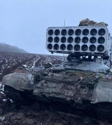 Спецпризначенці СБУ показали, як дроном знищили російський «Сонцепьок» (відео)