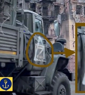 В Мариуполе фиксируют использование новых отметок на технике оккупантов