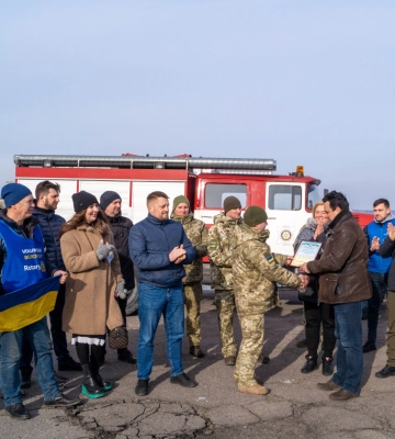 Прикордонники на Запоріжжі отримали пожежне авто