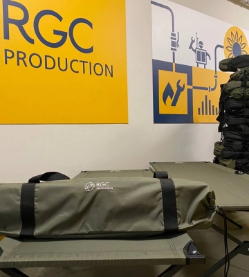Дніпровський завод RGC Production виготовив чергову партію тактичних ліжок