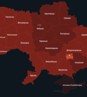 В Україні - масштабна повітряна тривога!