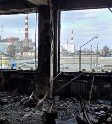 Запорожская АЭС полностью обесточена