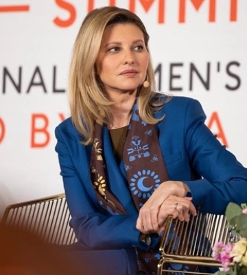 Зеленська взяла участь у Forbes 30/50
