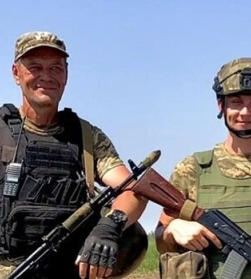 В боях против оккупантов в Бахмуте погибли отец и сын - Олег и Никита Хомюки. ФОТО