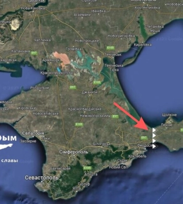 Окупанти готуються до оборони Керченського півострова (відео)