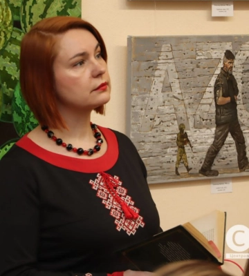 У кропивницькому Музеї мистецтв влаштували захід «Духовний символ нації» (фоторепортаж)
