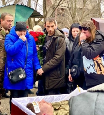 Загинув за рідну Вітчизну: на Одещині простилися з військовослужбовцем Русланом Жосаном, - ФОТО.