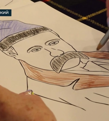 У Кропивницькому розмальовували Шевченка з нагоди його дня народження (відео)