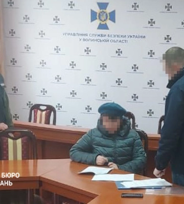 На Волині викрили майора СБУ, яка виправдовувала російську війну проти України