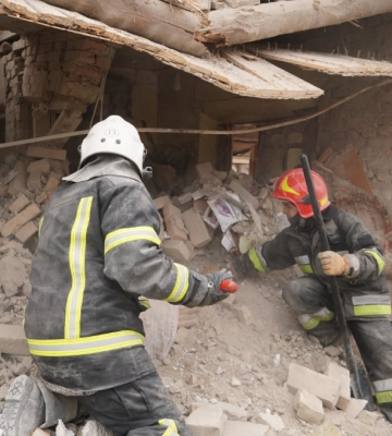 Ракетний удар по Львівщині: подружжя вибуховою хвилею викинуло з будинку (відео)