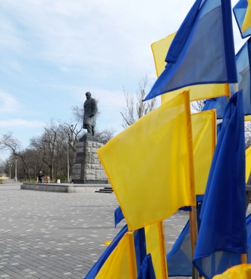 В Одесі поклали квіти до пам’ятника Тарасу Шевченку