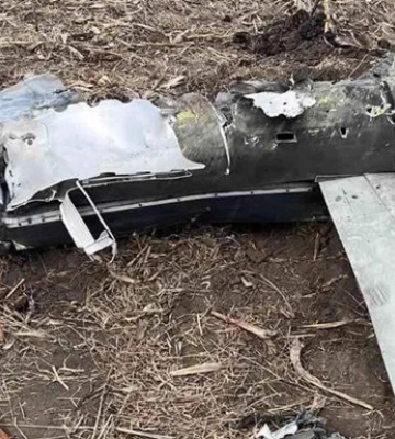 Воздушные силы показали обломки сбитых ракет