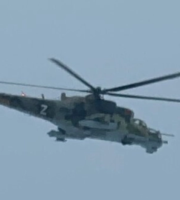 Над Мариуполем впервые зафиксировано патрулирование военным вертолетом, - Андрющенко. ВИДЕО