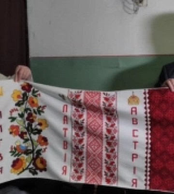 У Луцьку відбулась передача Міжнародного рушника єднання