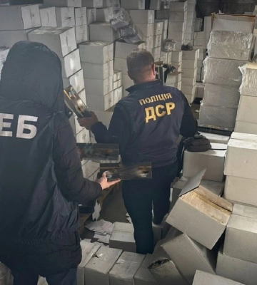 БЭБ изъяло в Одесской области табачные изделия стоимостью более 31 млн грн