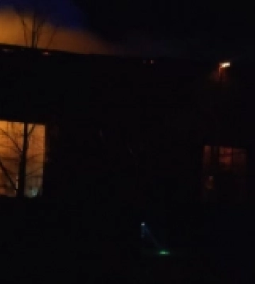 У селищі на Волині  горіла ремонтна майстерня