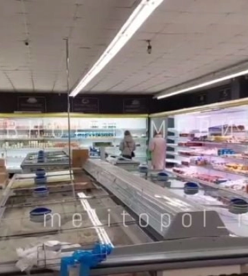 Рашисты в Мелитополе опозорились на рекламе цен в местном супермаркете