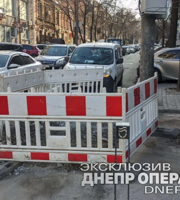 У центрі Дніпра через ремонт дощеприймача частково перекриють одну вулицю