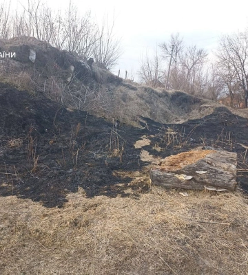 На Сумщині вогнеборці двічі ліквідовували загоряння залишків сухої рослинності (відео)