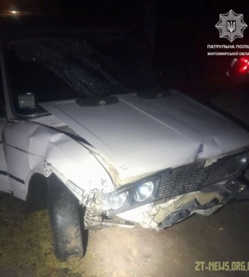 У Житомирі патрульні склали низку адміністративних матеріалів на нетверезого водія, який в&#039;їхав у дитячий майданчик