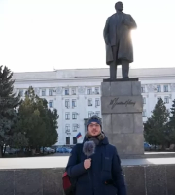 Італійський псевдожурналіст побував у Маріуполі і озвучив тези російської пропаганди — Запорізький центр розслідувань