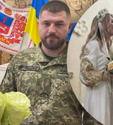 Наречена до останнього не знала, чи приїде: воїна ЗСУ вивозили з передової танком, щоб одружився