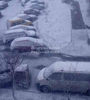 Зима затримається: Київ з ночі засипає снігом (відео)