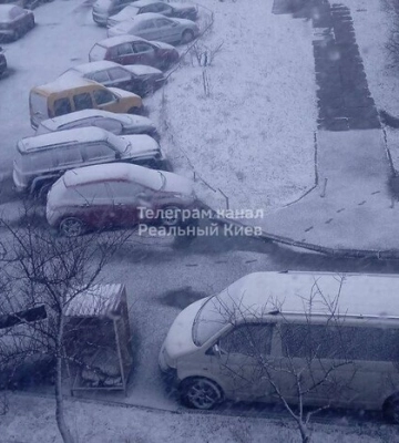 Зима затримається: Київ з ночі засипає снігом (відео)