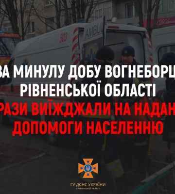 Рятувальники Рівненщини допомагали перенести важкохвору та знешкодили кубло шершнів