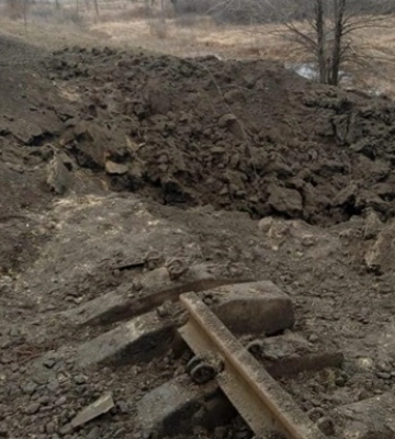Росіяни пошкодили залізниці у Слов&#039;янську