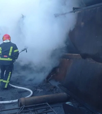 У Києві пожежа: лунають вибухи