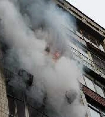 На Полтавщині горіла багатоповерхівка