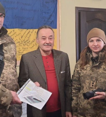 Волинські пенсіонери придбали техніку для 14-ї бригади