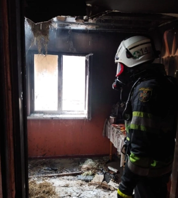 На Дубровиччині горів житловий будинок