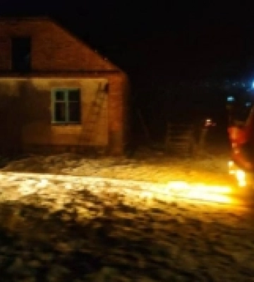 У селі на Волині  горів житловий будинок